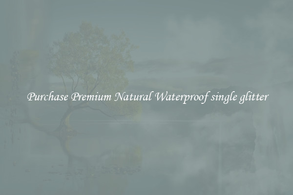 Purchase Premium Natural Waterproof single glitter