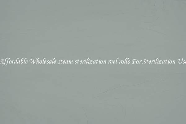 Affordable Wholesale steam sterilization reel rolls For Sterilization Use